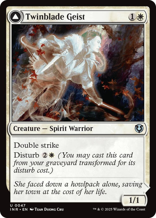 Image for Twinblade Geist (47) (Innistrad Remastered) - Magic: The Gathering