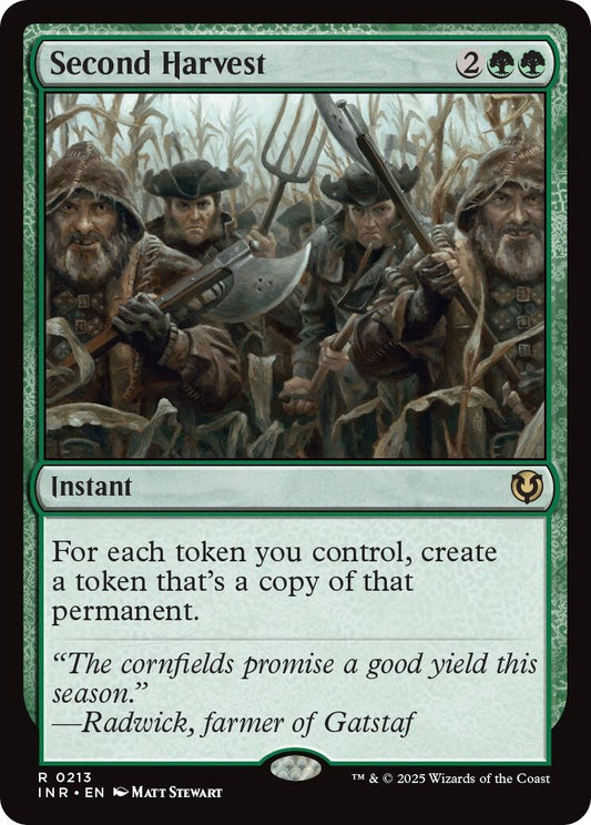 Image for Second Harvest (213) (Innistrad Remastered) - Magic: The Gathering