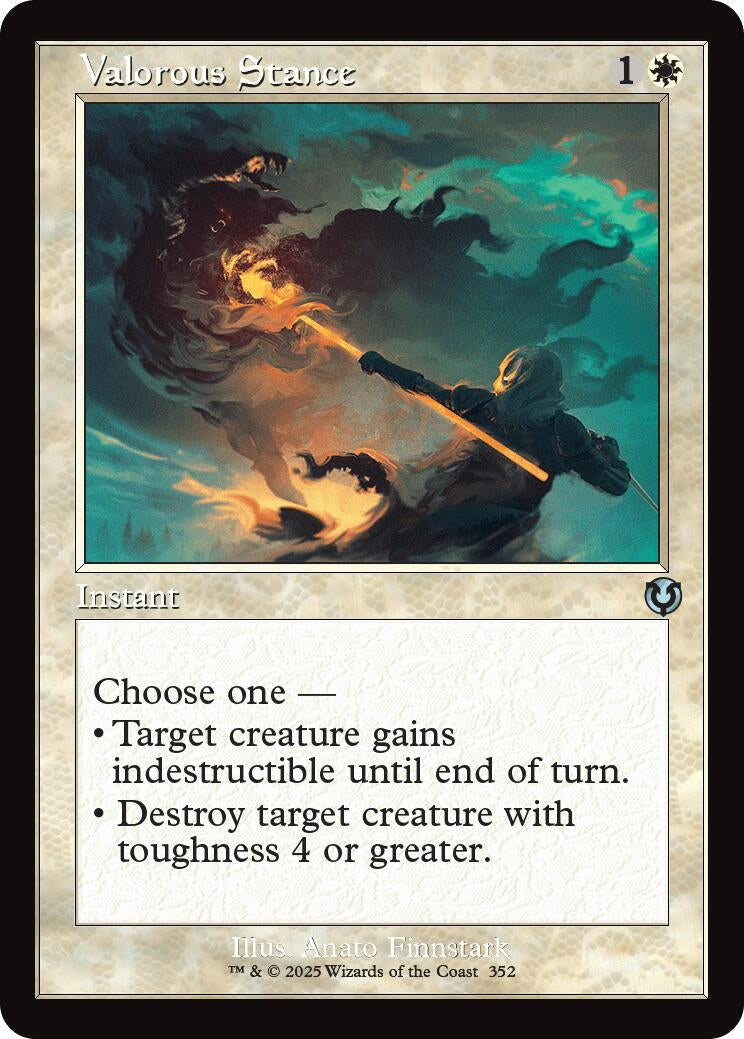 Image for Valorous Stance (Retro Frame) (352) (Innistrad Remastered) - Magic: The Gathering