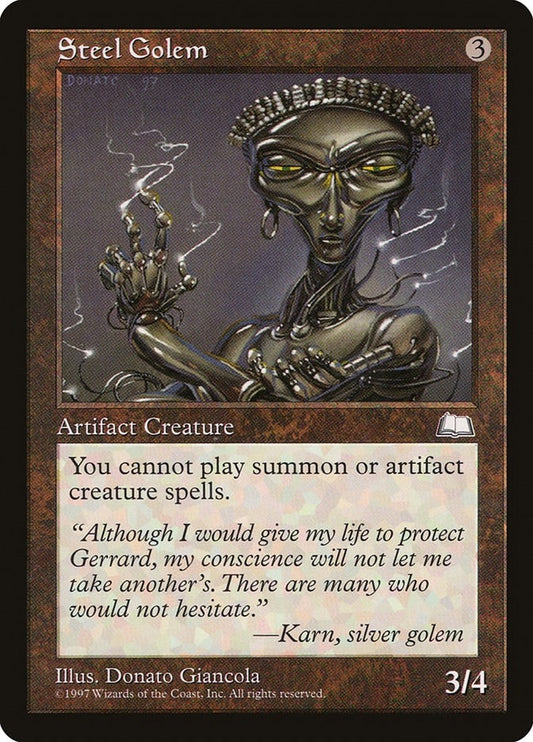 Image for Steel Golem (Weatherlight) - Magic: The Gathering