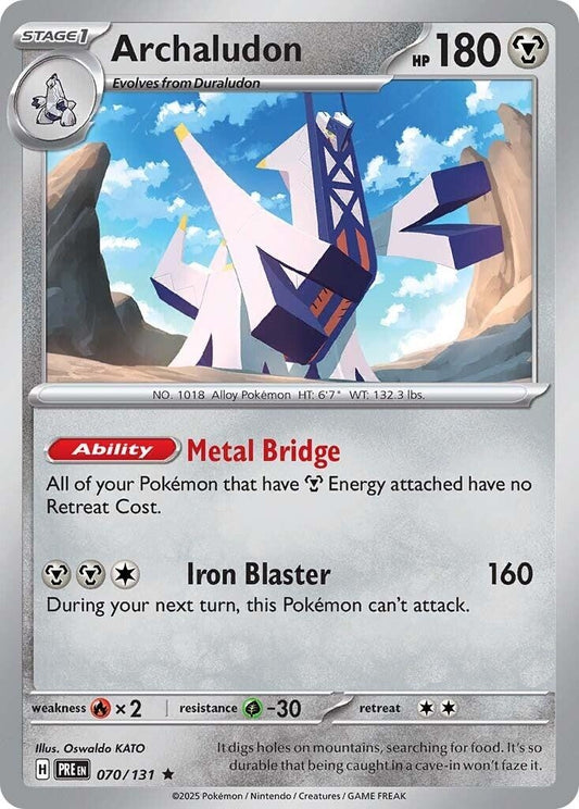 Image for Archaludon (070/131) (SV: Prismatic Evolutions) - Pokemon