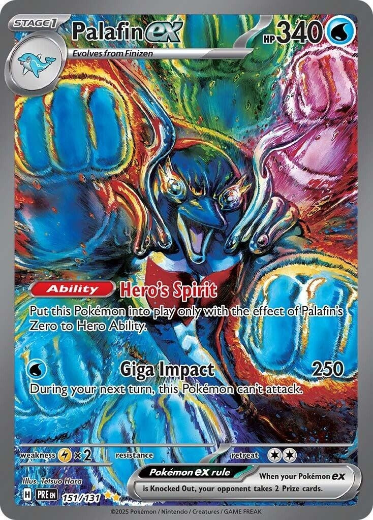 Image for Palafin ex (151/131) (SV: Prismatic Evolutions) - Pokemon