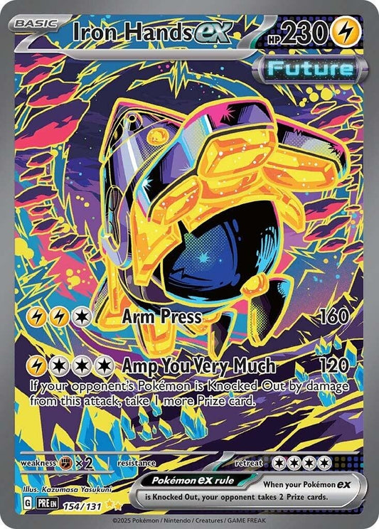 Image for Iron Hands ex (154/131) (SV: Prismatic Evolutions) - Pokemon
