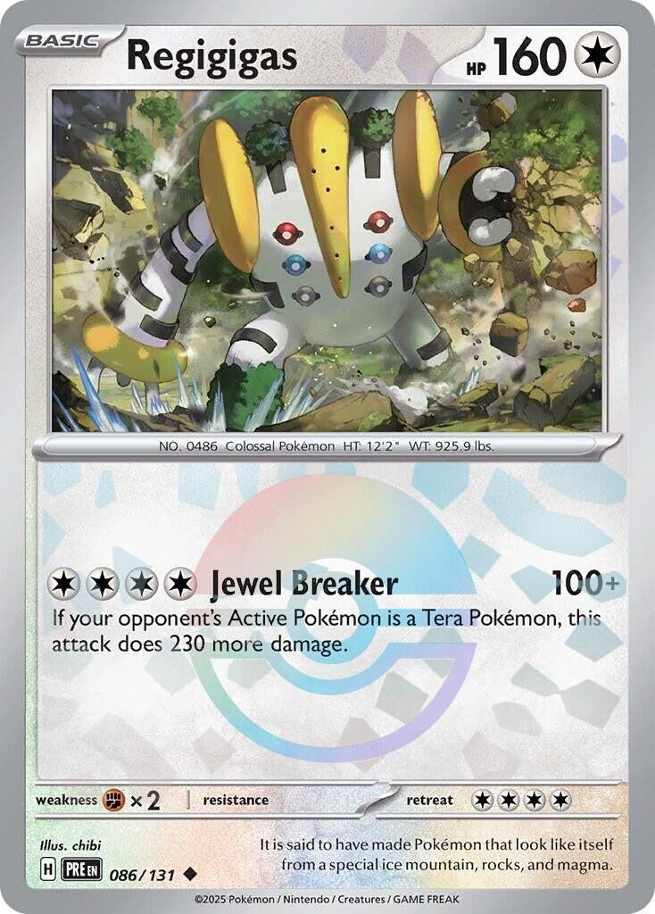 Image for Regigigas (Poke Ball Pattern) (086/131) (SV: Prismatic Evolutions) - Pokemon