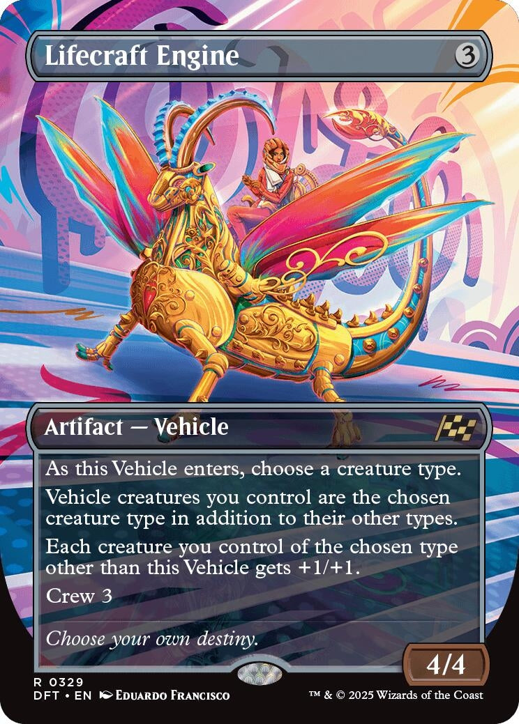 Image for Lifecraft Engine (Borderless) (329) (Aetherdrift) - Magic: The Gathering