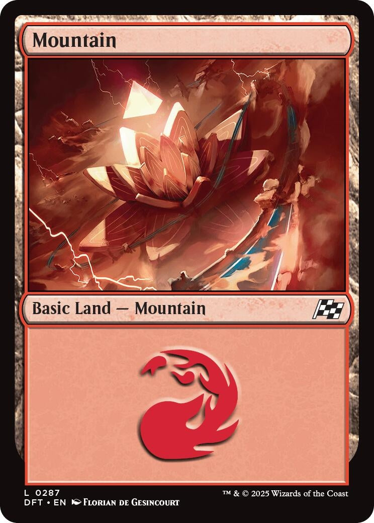Image for Mountain (0287) (287) (Aetherdrift) - Magic: The Gathering