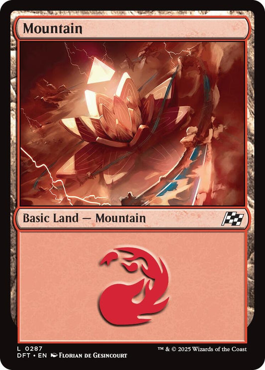 Image for Mountain (0287) (287) (Aetherdrift) - Magic: The Gathering