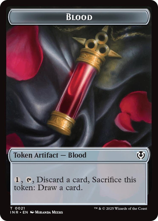 Image for Blood // Clue Double-Sided Token (21 // 22) (Innistrad Remastered) - Magic: The Gathering