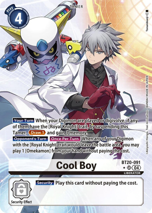 Image for Cool Boy (Alternate Art) (BT20-091 SR) (Release Special Booster 2.5) - Digimon Card Game