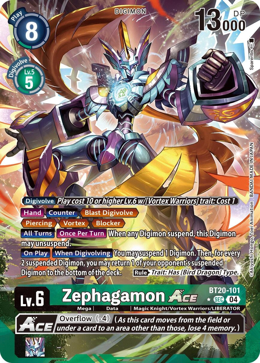 Image for Zephagamon ACE (Alternate Art) (BT20-101 SEC) (Release Special Booster 2.5) - Digimon Card Game