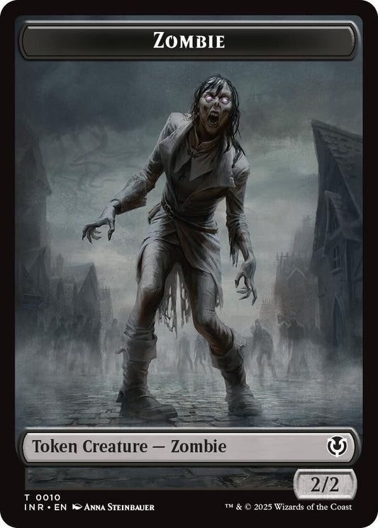 Image for Zombie (0010) // Blood Double-Sided Token (10 // 21) (Innistrad Remastered) - Magic: The Gathering
