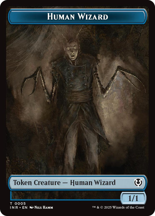 Image for Human Wizard // Emblem - Jace, Unraveler of Secrets Double-Sided Token (5 // 25) (Innistrad Remastered) - Magic: The Gathering