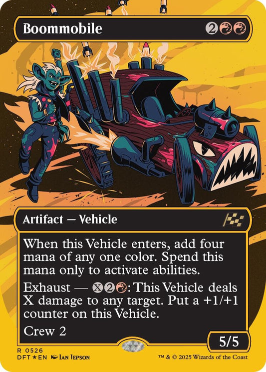Image for Boommobile (Borderless) (First-Place Foil) (526) (Aetherdrift) - Magic: The Gathering