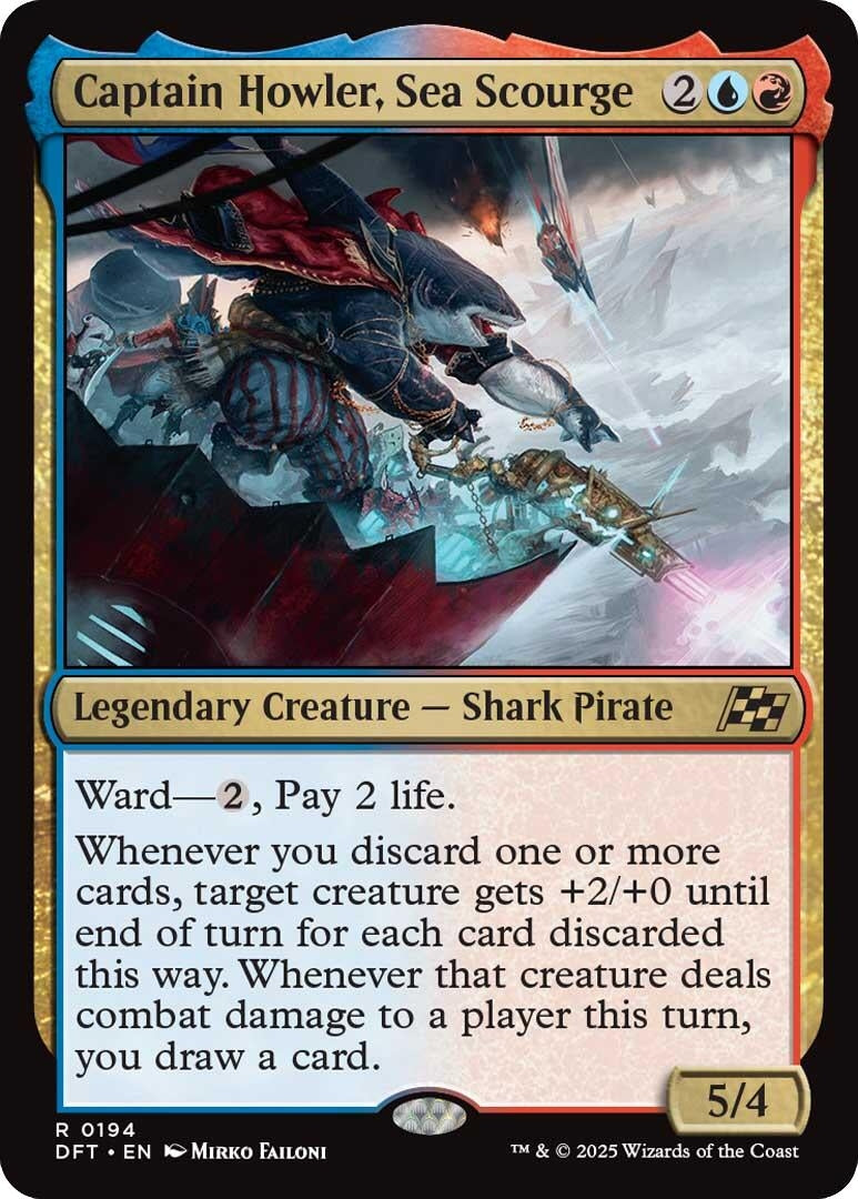 Image for Captain Howler, Sea Scourge (194) (Aetherdrift) - Magic: The Gathering