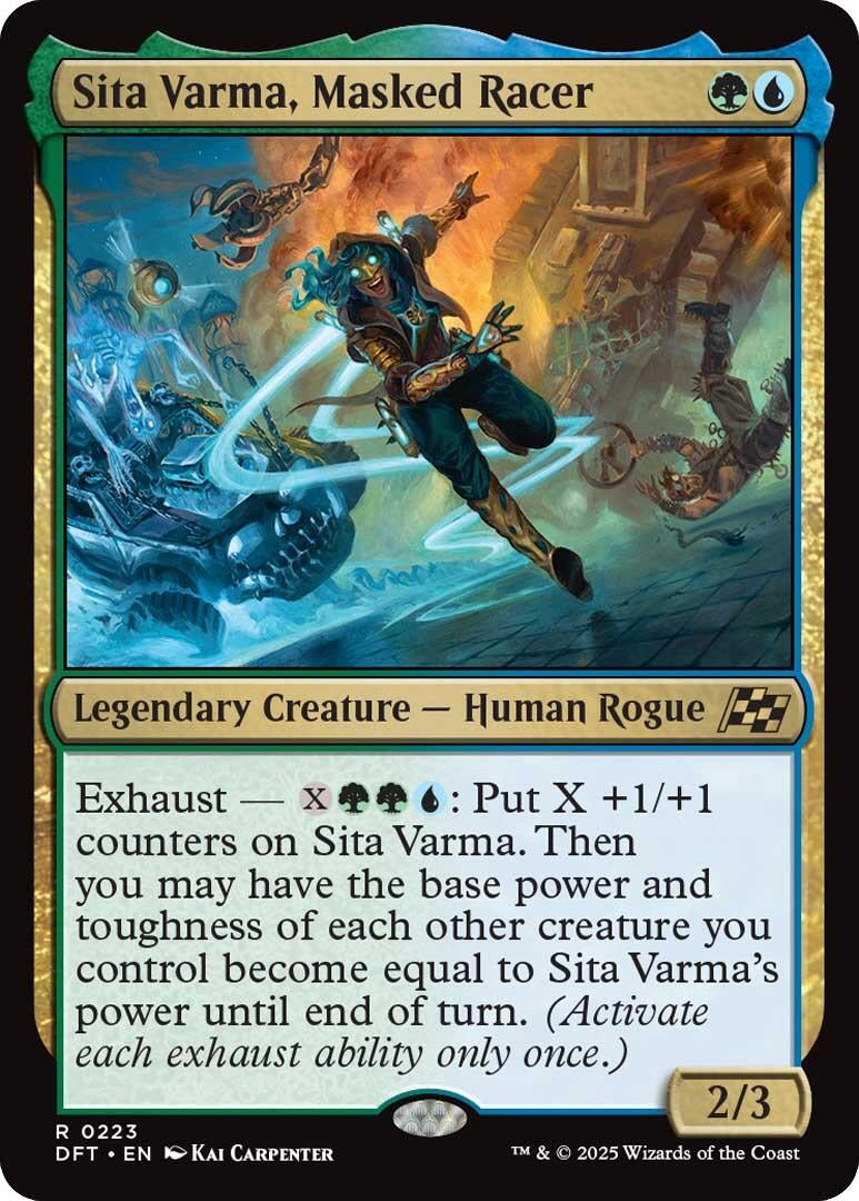 Image for Sita Varma, Masked Racer (223) (Aetherdrift) - Magic: The Gathering