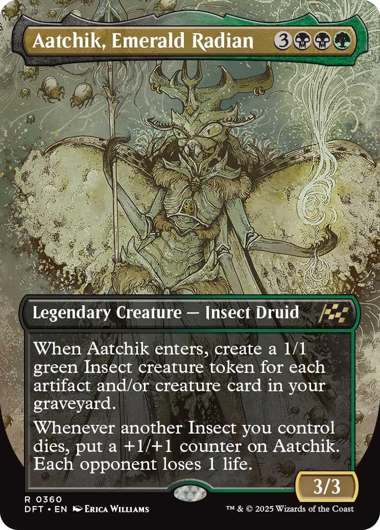 Image for Aatchik, Emerald Radian (Borderless) (360) (Aetherdrift) - Magic: The Gathering