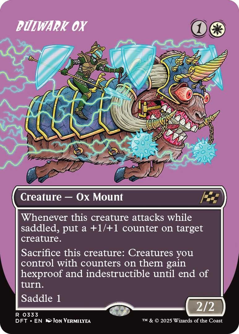 Image for Bulwark Ox (Borderless) (333) (Aetherdrift) - Magic: The Gathering