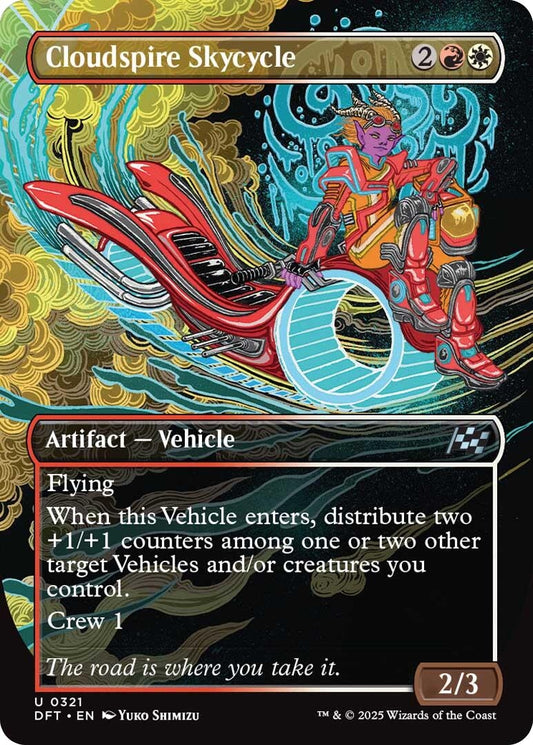 Image for Cloudspire Skycycle (Borderless) (321) (Aetherdrift) - Magic: The Gathering
