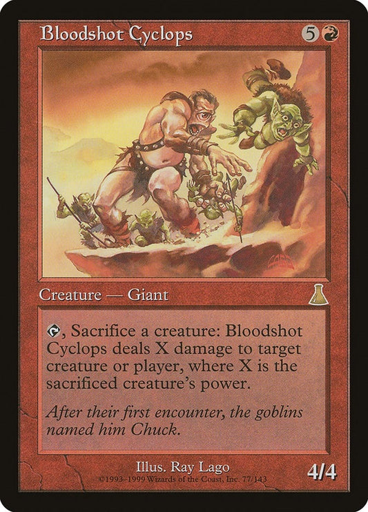 Image for Bloodshot Cyclops (77) (Urza's Destiny) - Magic: The Gathering