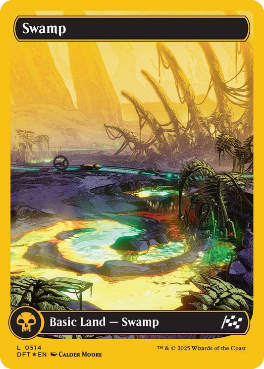 Image for Swamp (0514) (First-Place Foil) (514) (Aetherdrift) - Magic: The Gathering