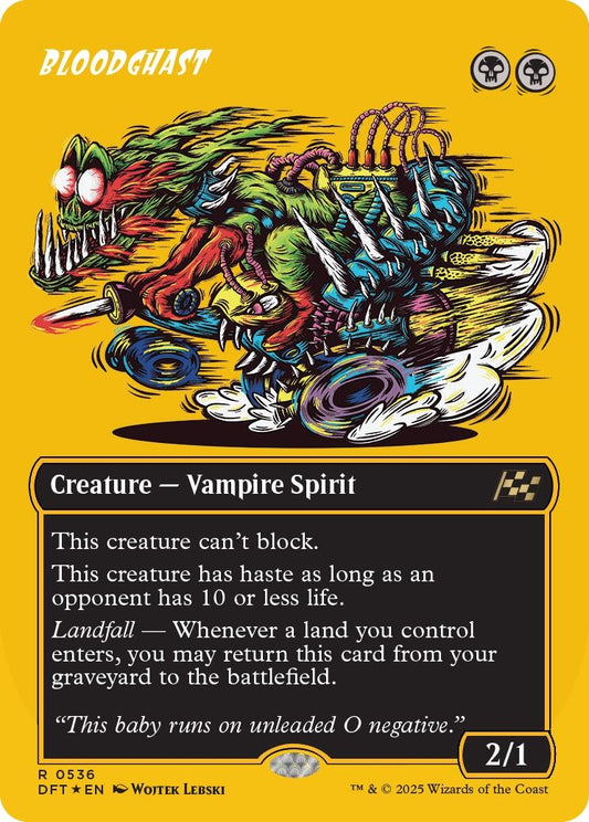 Image for Bloodghast (Borderless) (First-Place Foil) (536) (Aetherdrift) - Magic: The Gathering