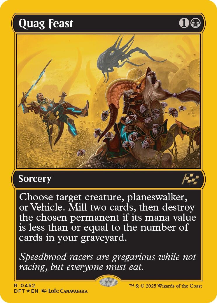 Image for Quag Feast (First-Place Foil) (452) (Aetherdrift) - Magic: The Gathering