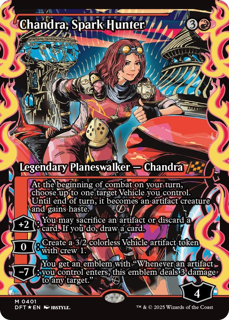 Image for Chandra, Spark Hunter (Showcase) (401) (Aetherdrift) - Magic: The Gathering