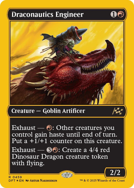 Image for Draconautics Engineer (First-Place Foil) (459) (Aetherdrift) - Magic: The Gathering