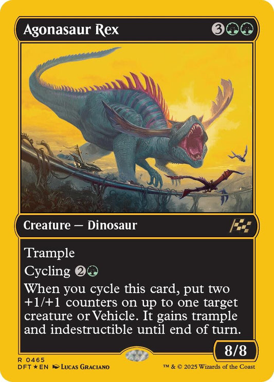 Image for Agonasaur Rex (First-Place Foil) (465) (Aetherdrift) - Magic: The Gathering