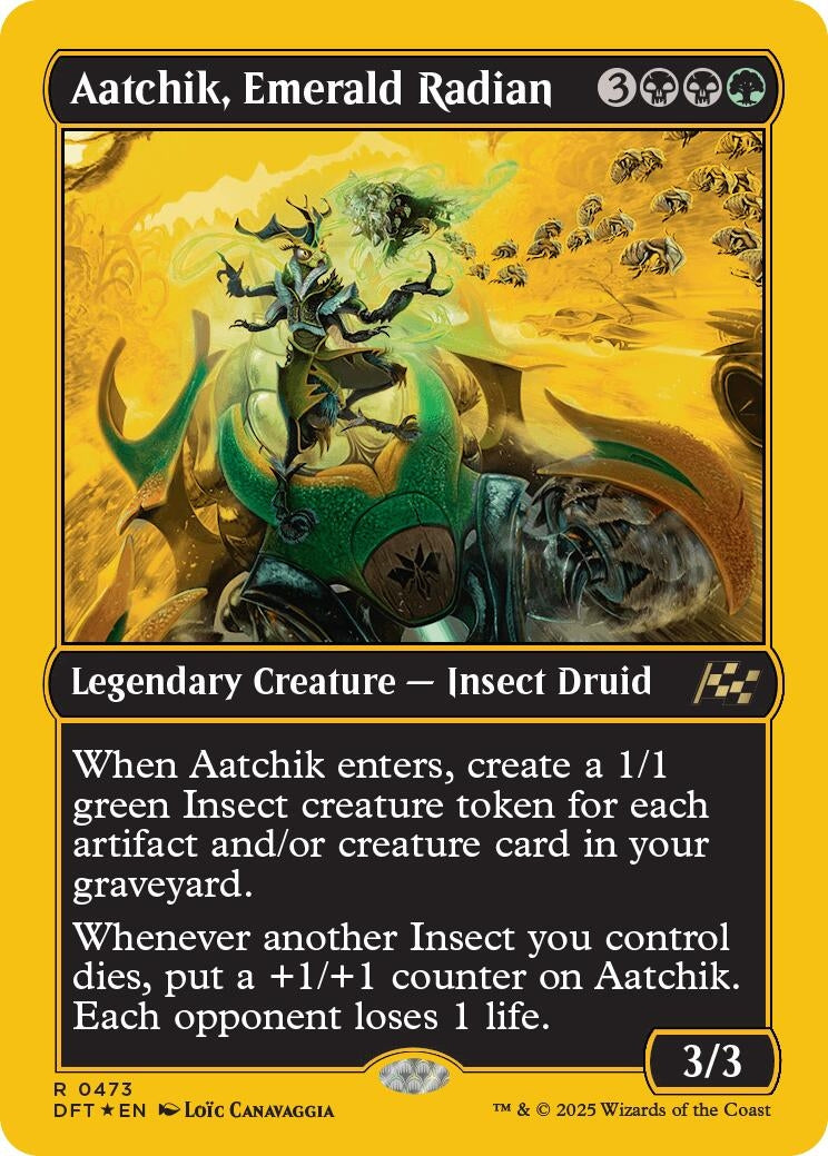 Image for Aatchik, Emerald Radian (First-Place Foil) (473) (Aetherdrift) - Magic: The Gathering