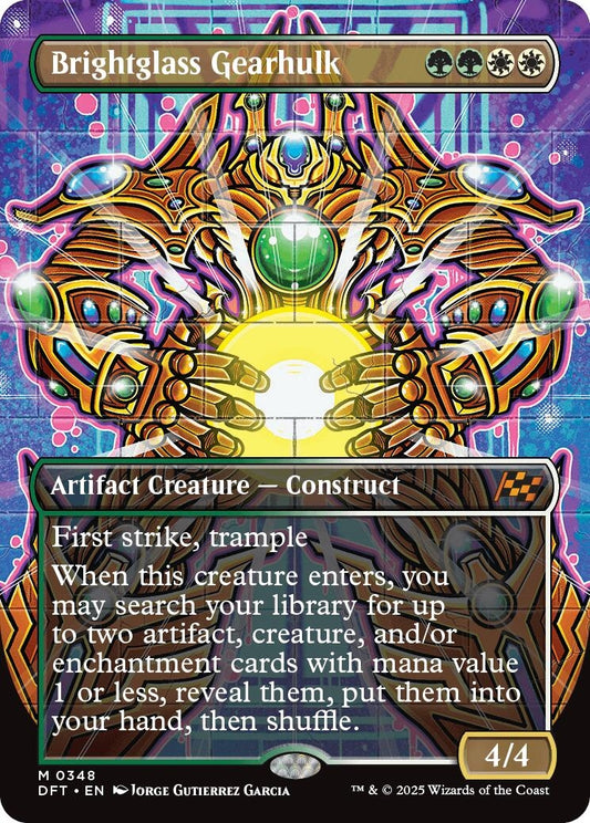 Image for Brightglass Gearhulk (Borderless) (348) (Aetherdrift) - Magic: The Gathering