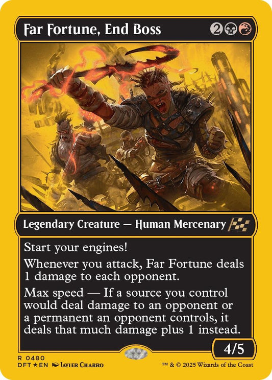 Image for Far Fortune, End Boss (First-Place Foil) (480) (Aetherdrift) - Magic: The Gathering