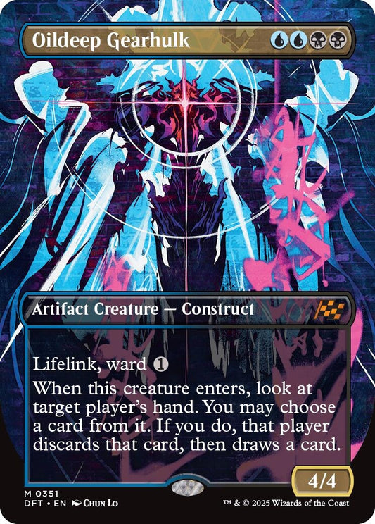 Image for Oildeep Gearhulk (Borderless) (351) (Aetherdrift) - Magic: The Gathering