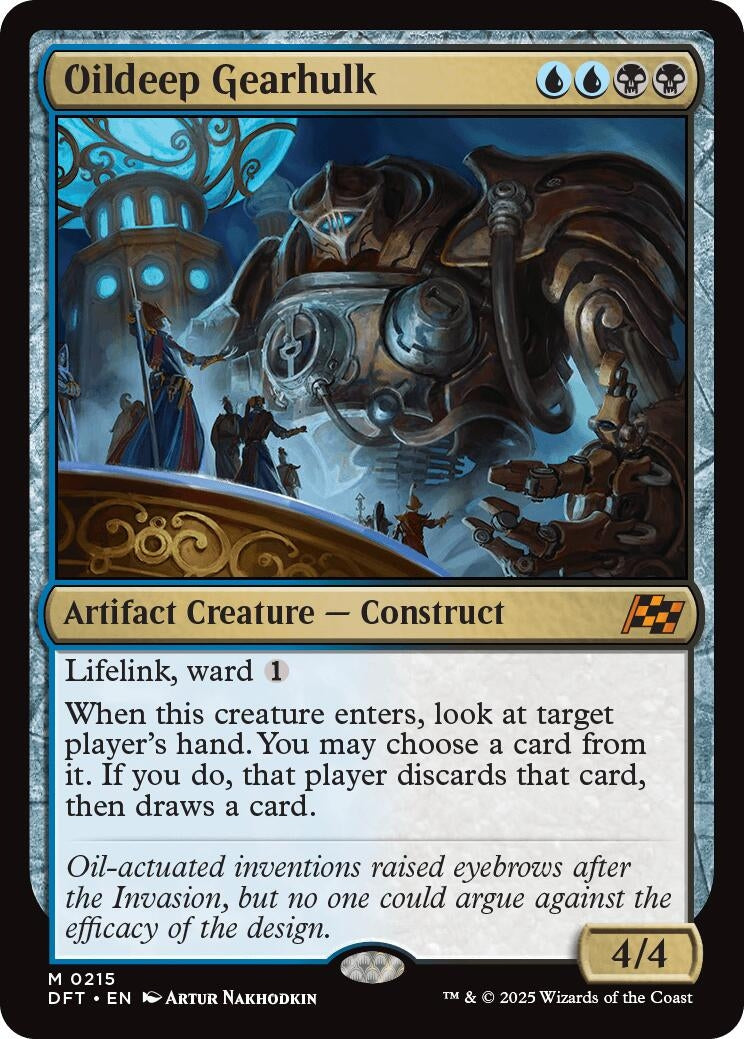 Image for Oildeep Gearhulk (215) (Aetherdrift) - Magic: The Gathering