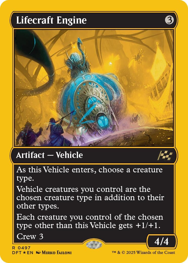Image for Lifecraft Engine (First-Place Foil) (497) (Aetherdrift) - Magic: The Gathering