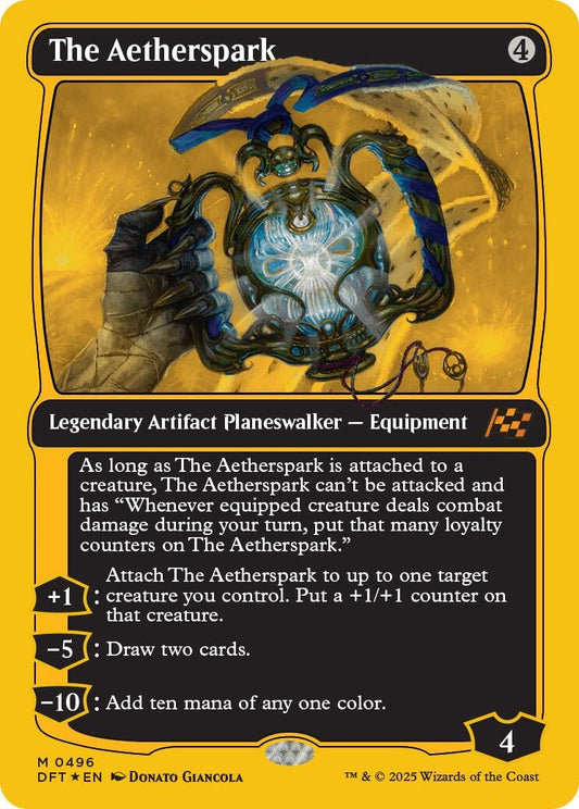 Image for The Aetherspark (First-Place Foil) (496) (Aetherdrift) - Magic: The Gathering