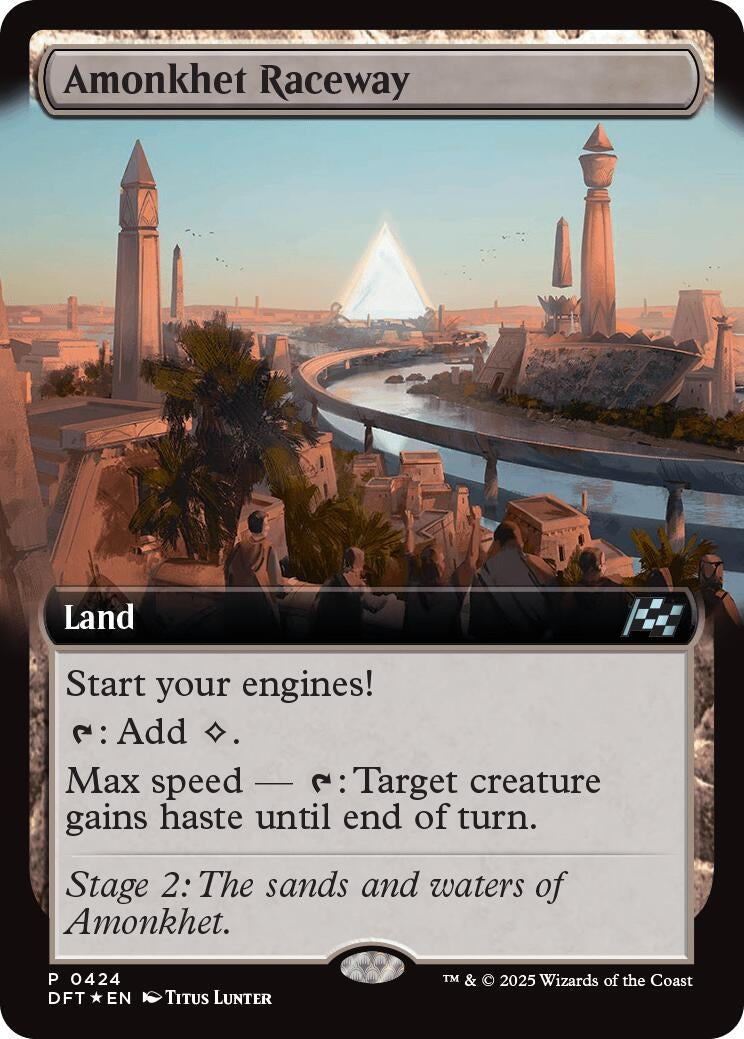 Image for Amonkhet Raceway (Extended Art) (424) (Aetherdrift) - Magic: The Gathering