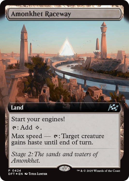 Image for Amonkhet Raceway (Extended Art) (424) (Aetherdrift) - Magic: The Gathering