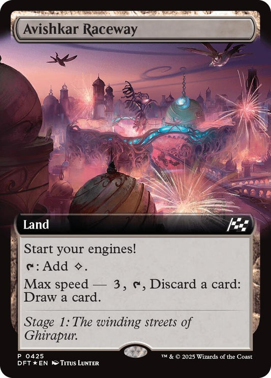 Image for Avishkar Raceway (Extended Art) (425) (Aetherdrift) - Magic: The Gathering