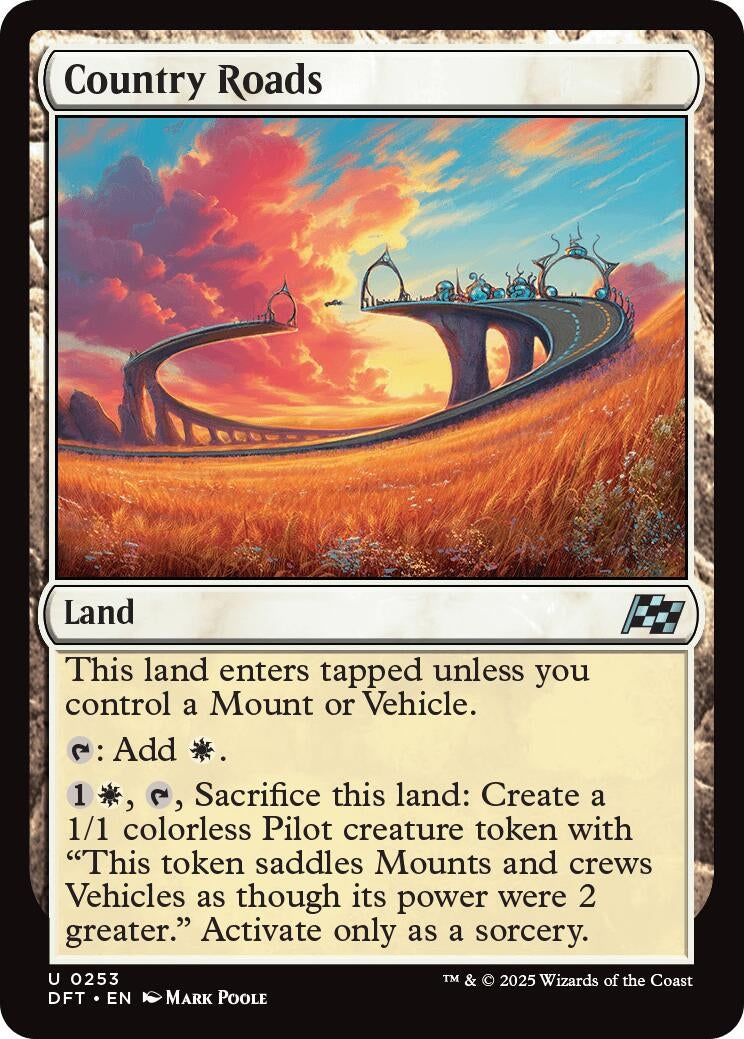 Image for Country Roads (253) (Aetherdrift) - Magic: The Gathering