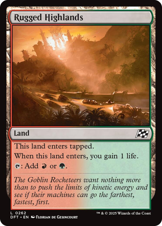 Image for Rugged Highlands (262) (Aetherdrift) - Magic: The Gathering