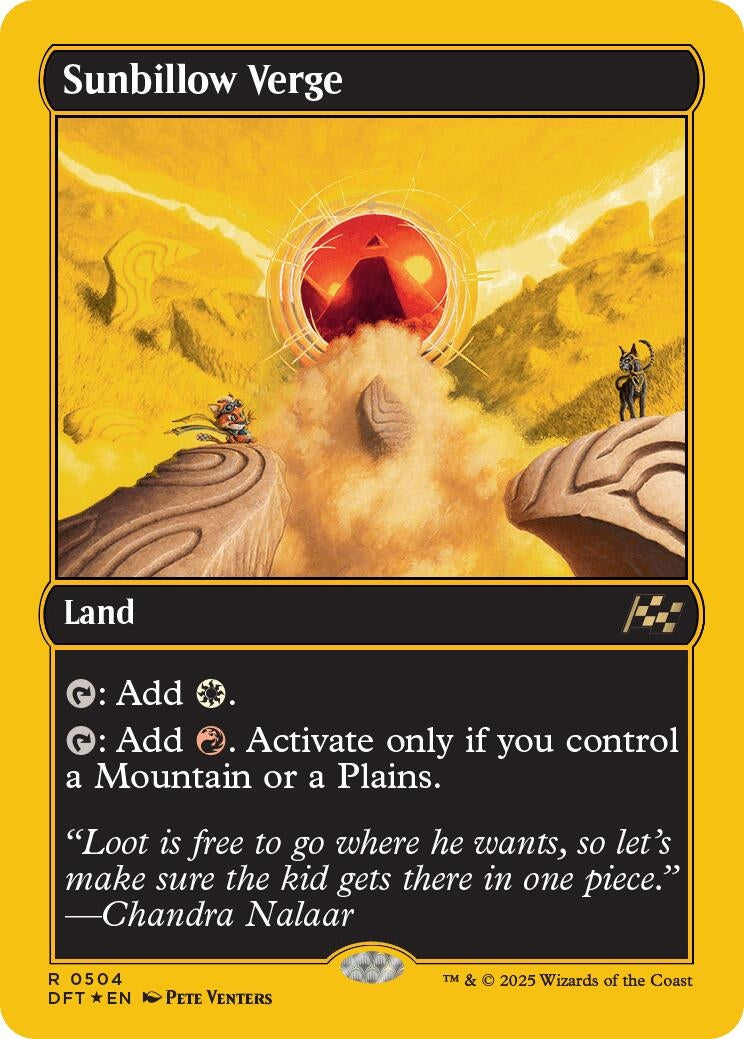 Image for Sunbillow Verge (First-Place Foil) (504) (Aetherdrift) - Magic: The Gathering