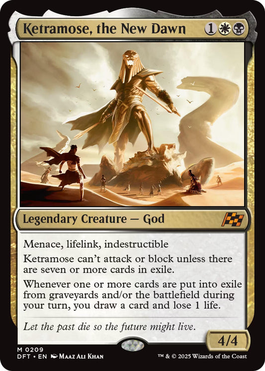 Image for Ketramose, the New Dawn (209) (Aetherdrift) - Magic: The Gathering