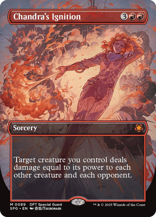 Image for Chandra's Ignition (Borderless) (89) (Special Guests) - Magic: The Gathering