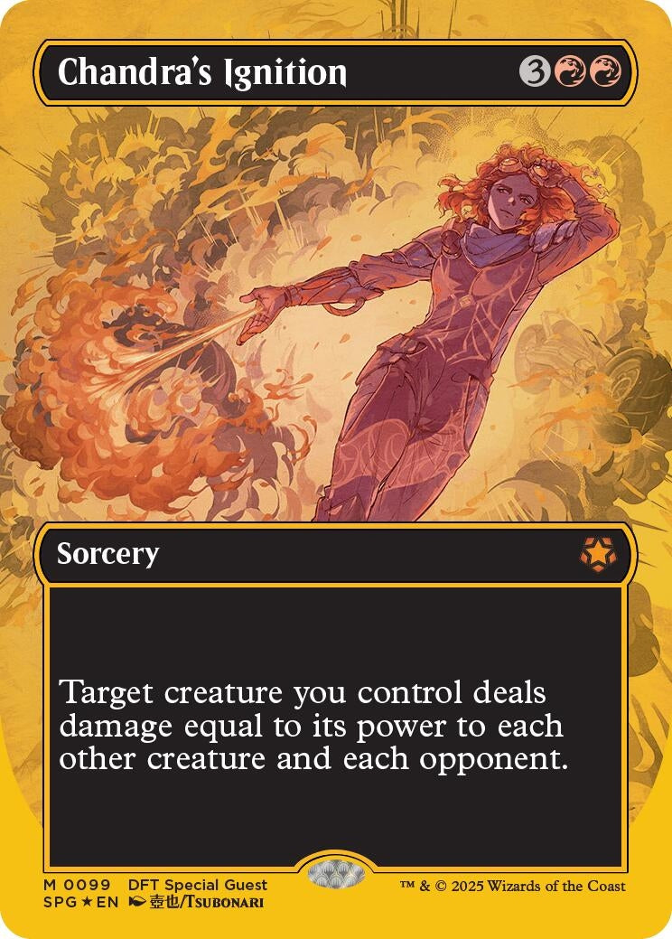 Image for Chandra's Ignition (Borderless) (First-Place Foil) (99) (Special Guests) - Magic: The Gathering