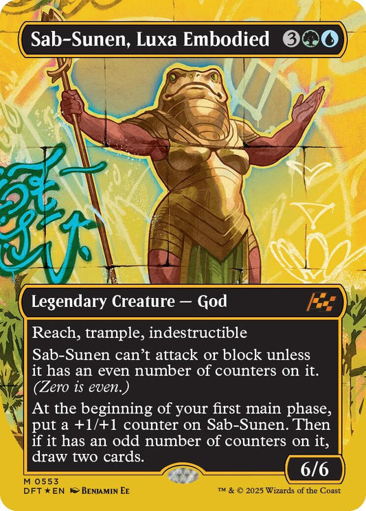 Image for Sab-Sunen, Luxa Embodied (Borderless) (First-Place Foil) (553) (Aetherdrift) - Magic: The Gathering