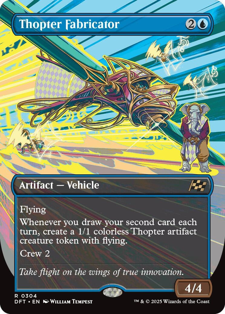 Image for Thopter Fabricator (Borderless) (304) (Aetherdrift) - Magic: The Gathering