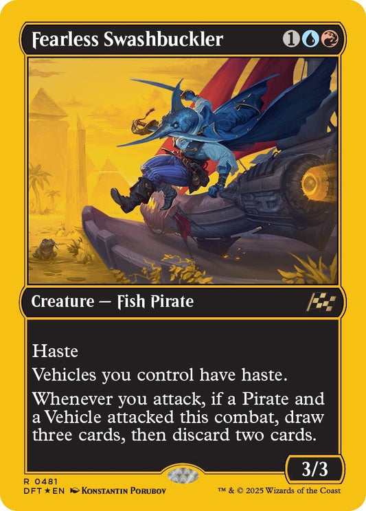 Image for Fearless Swashbuckler (First-Place Foil) (481) (Aetherdrift) - Magic: The Gathering