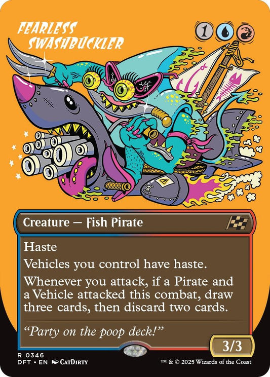 Image for Fearless Swashbuckler (Borderless) (346) (Aetherdrift) - Magic: The Gathering
