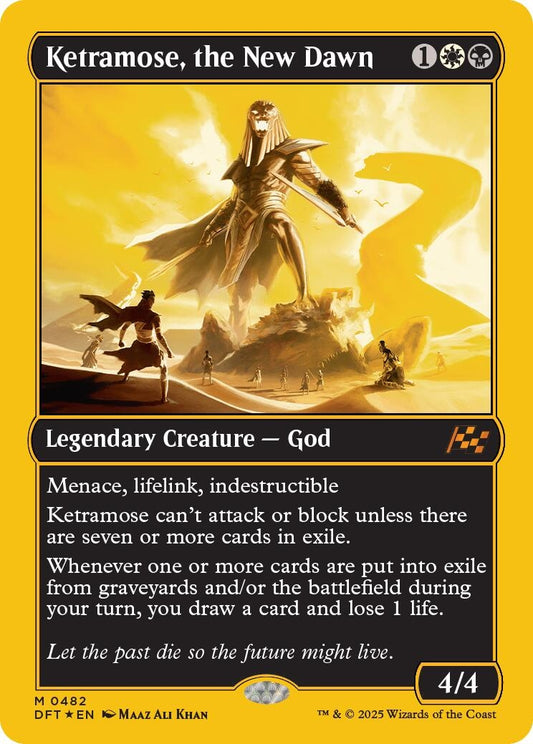 Image for Ketramose, the New Dawn (First-Place Foil) (482) (Aetherdrift) - Magic: The Gathering